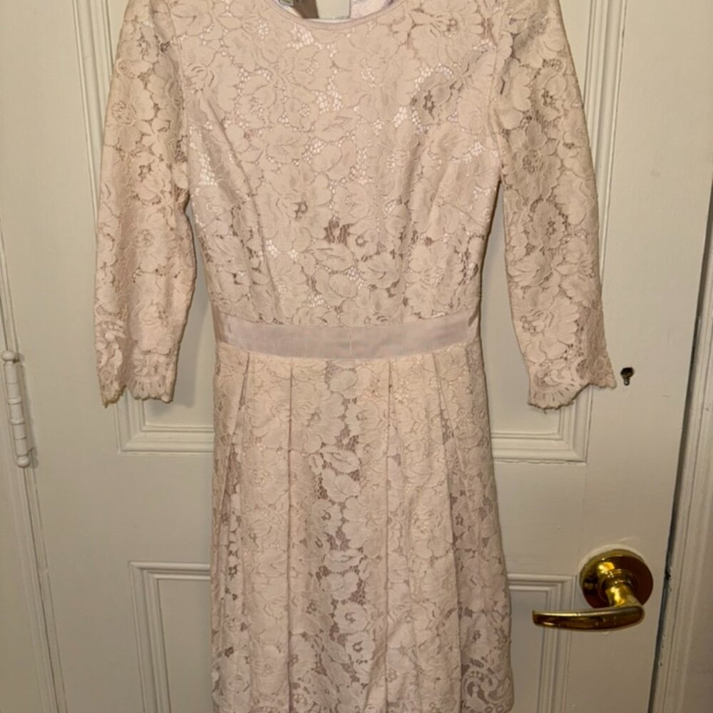Ted Baker London Ameeya Flora Lace Fit & Flare Dress